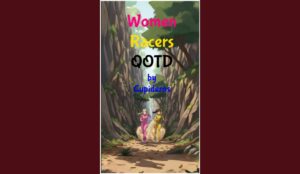 QOTD women racer WITH CHILD-LEARNING VIDEO